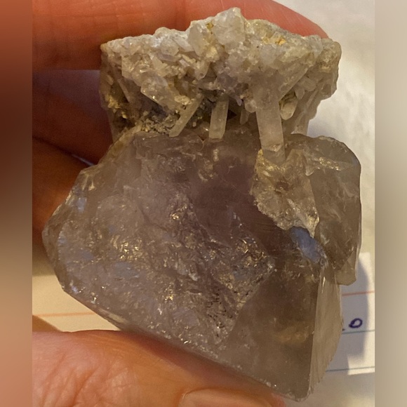 Natural purple fluorite on crystal matrix from Morocco-Updated photos added - Picture 5 of 16